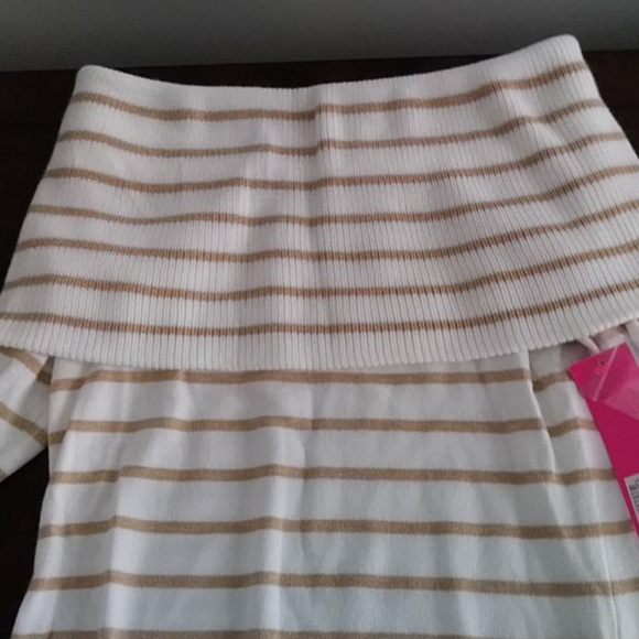 Lilly Pulitzer $138 striped off shoulder top nwt - Picture 5 of 8